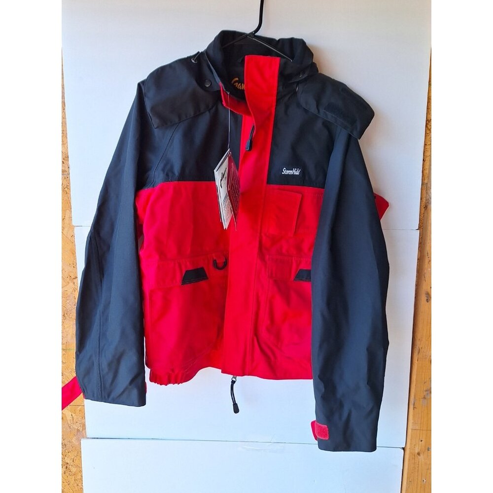 Gamehide StormHide Red/Black Rain Medium Jacket SH6 Waterproof Fishing,Hunting